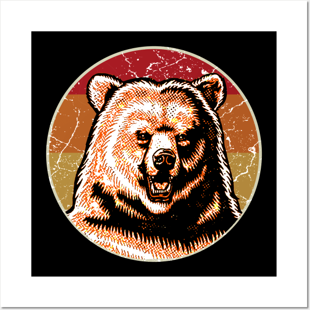 Grizzly Bear Wall Art by Mila46